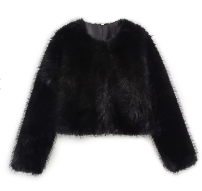 Women’s Marlowe Cropped Faux Fur Jacket