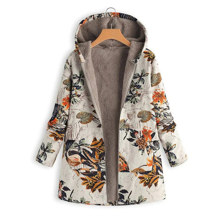 Women’s Maribel Floral Fleece-Lined Hooded Coat
