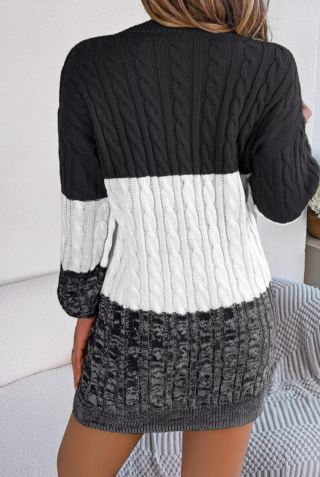 Women’s Malia Colourblock Knit Sweater Dress