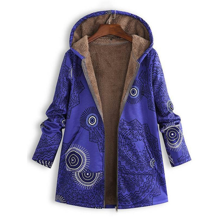 Women’s Maribel Floral Fleece-Lined Hooded Coat