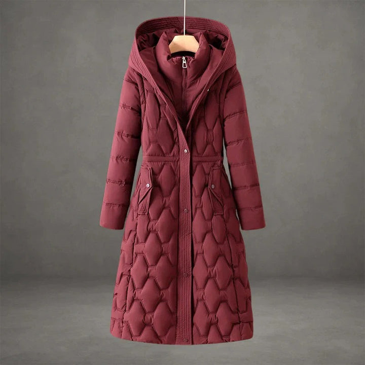 Women’s Avalon Quilted Longline Hooded Coat