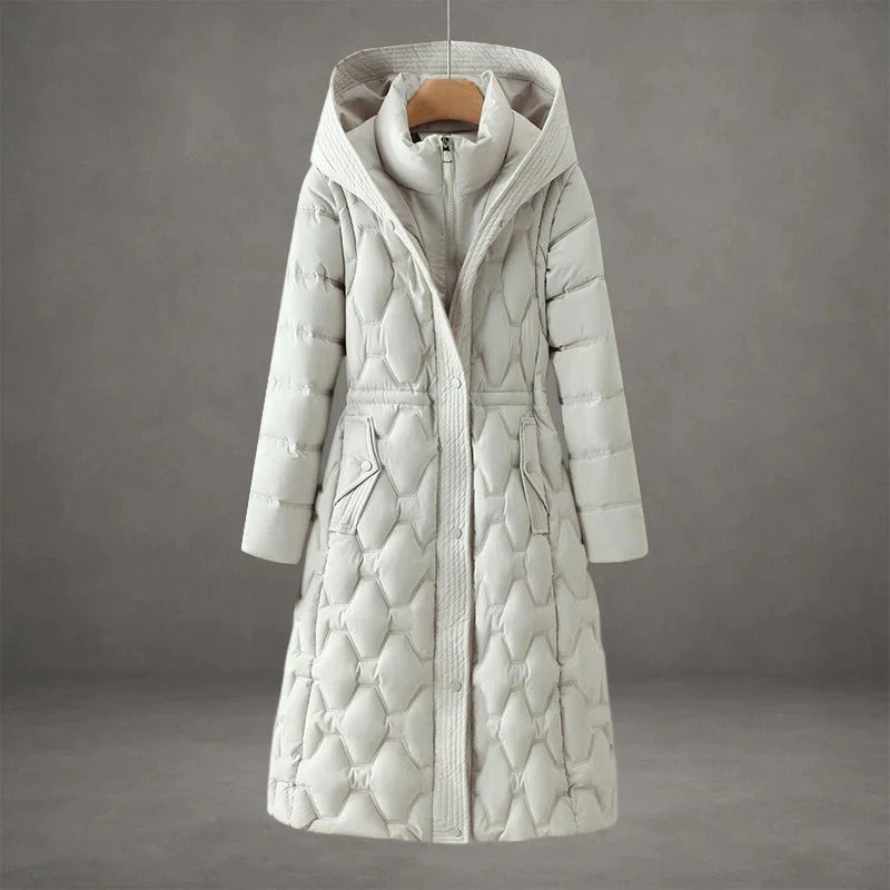 Women’s Avalon Quilted Longline Hooded Coat