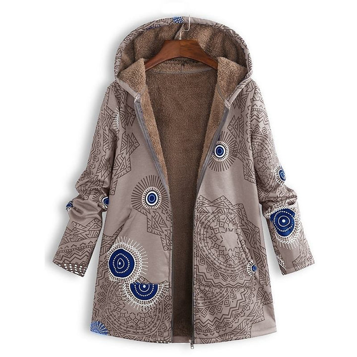 Women’s Maribel Floral Fleece-Lined Hooded Coat