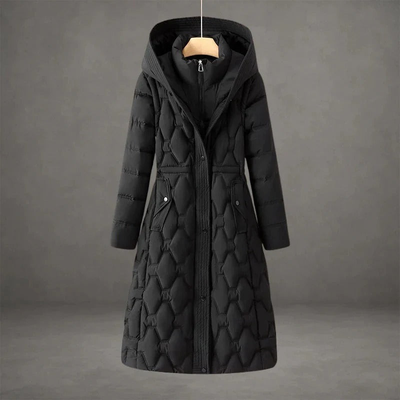 Women’s Avalon Quilted Longline Hooded Coat