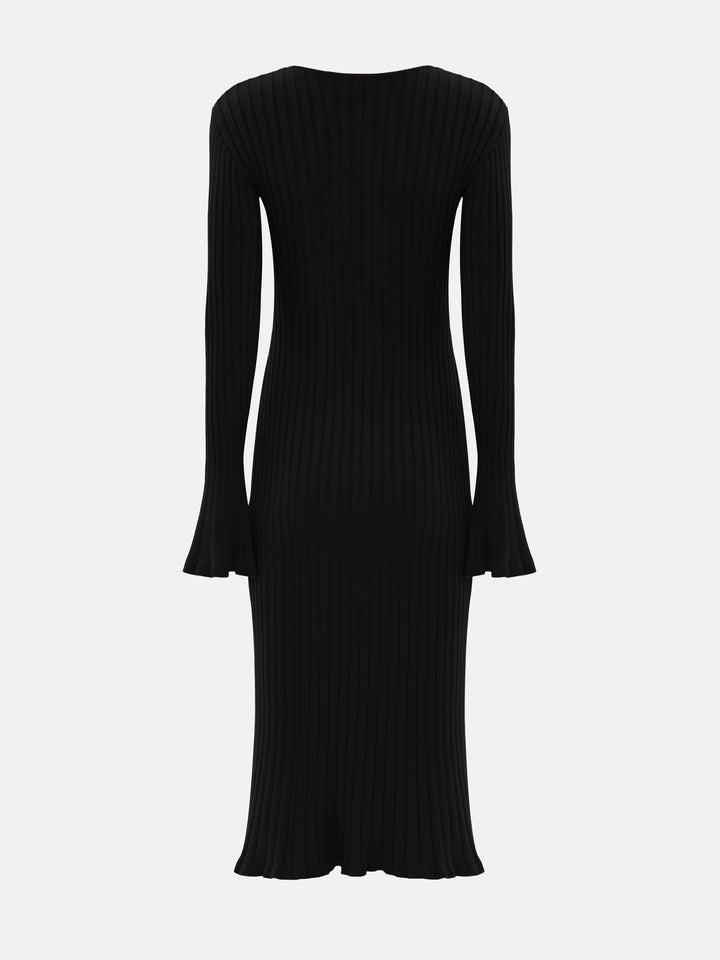 Women’s Elara Ribbed Keyhole Midi Dress