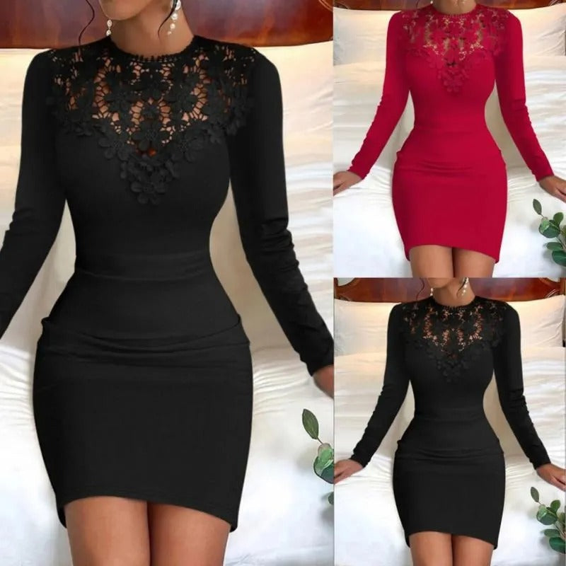 Women’s Seraphina Lace Detail Bodycon Dress