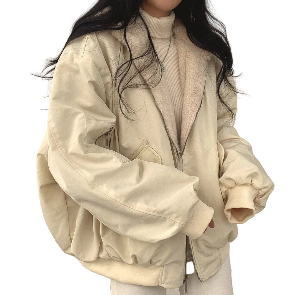 Women’s Double-Sided Wearable Fleece Jacket