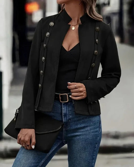 Women’s Emilia Double-Breasted Button Jacket