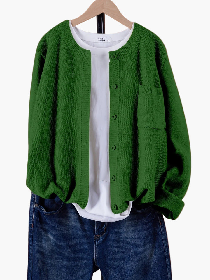 Women’s Oversized Knit Cardigan – Casual Everyday Layer