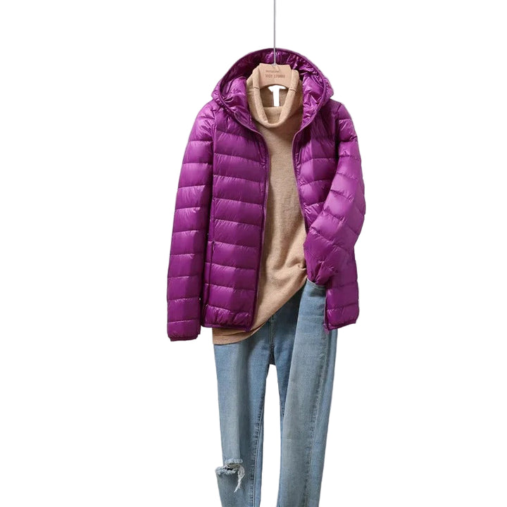 Women’s Lightweight Hooded Puffer Jacket