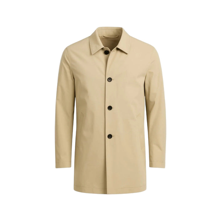 Men’s Oliver Minimalist Button-Up Coat