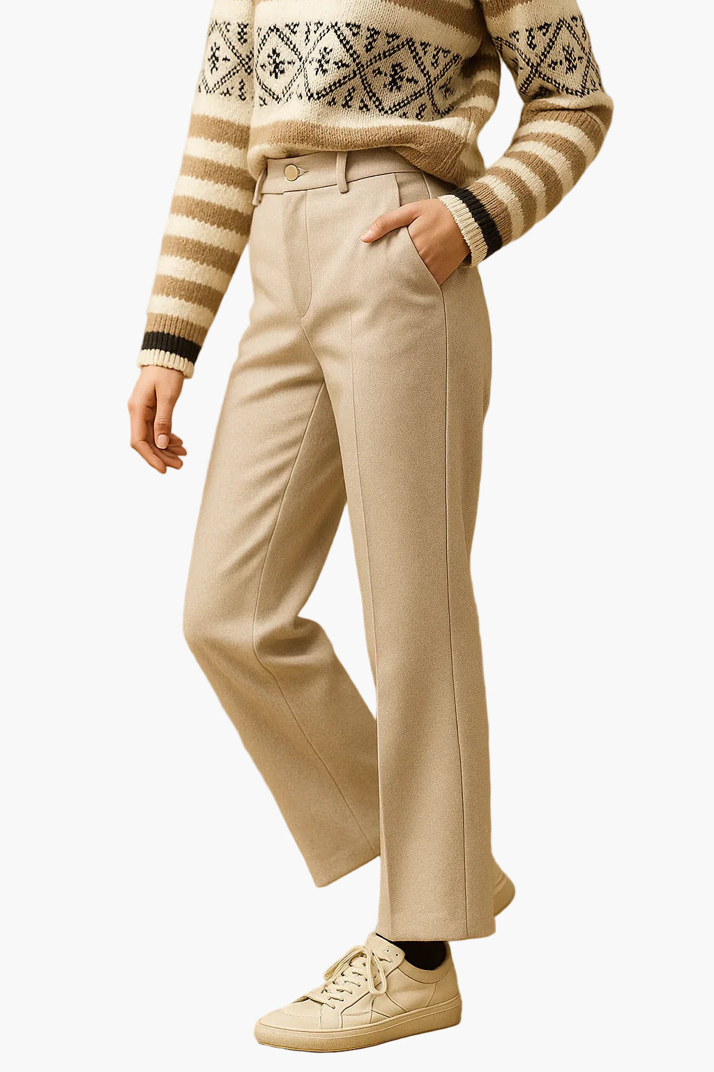 Women’s Classic Wool Tailored Trousers