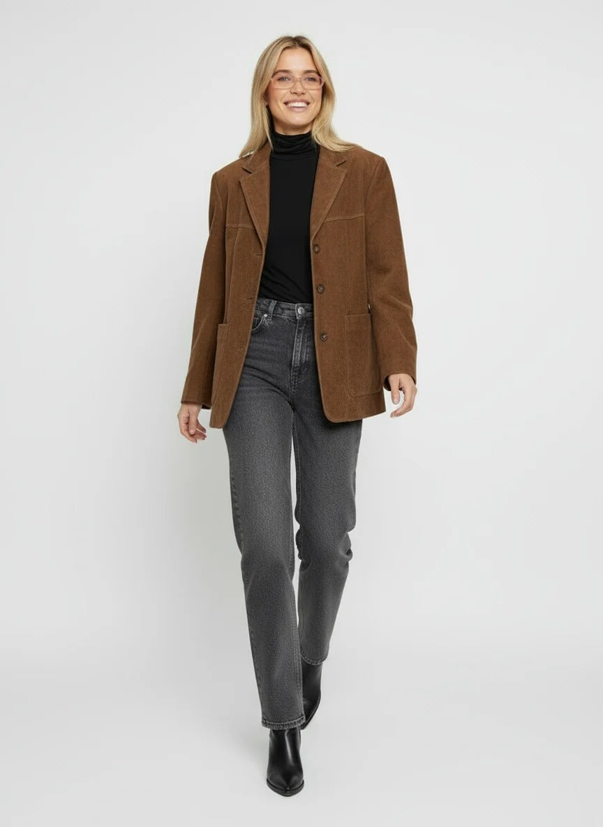 Women’s Emilia Corduroy Oversized Blazer
