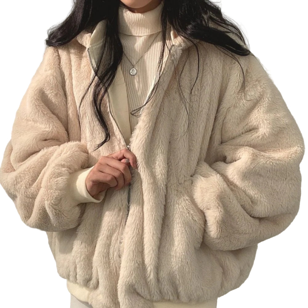 Women’s Double-Sided Wearable Fleece Jacket