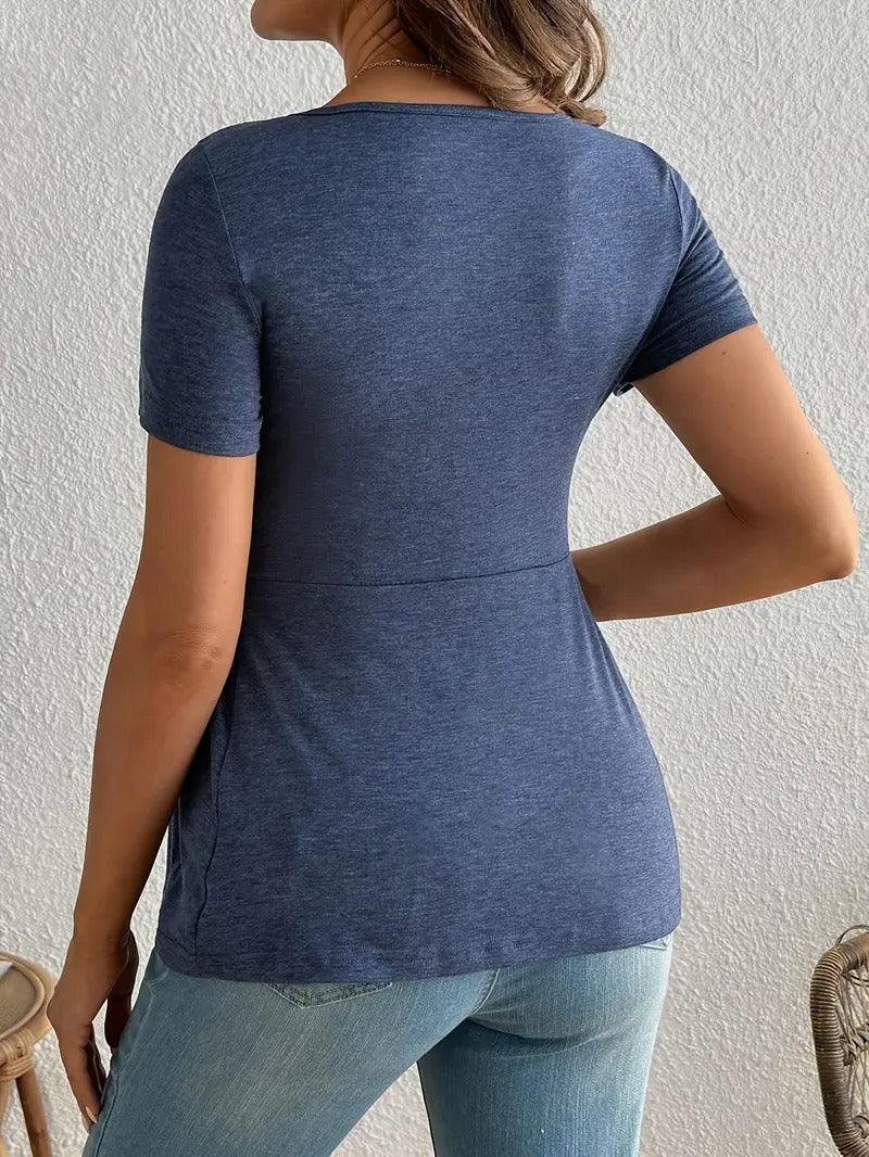 Women’s Serenity Twist-Front Maternity Top