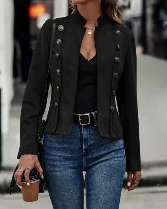 Women’s Emilia Double-Breasted Button Jacket