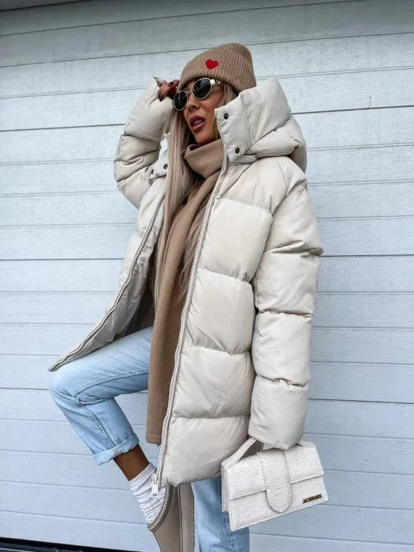 Women’s Nordic Loft High Collar Oversized Puffer Jacket
