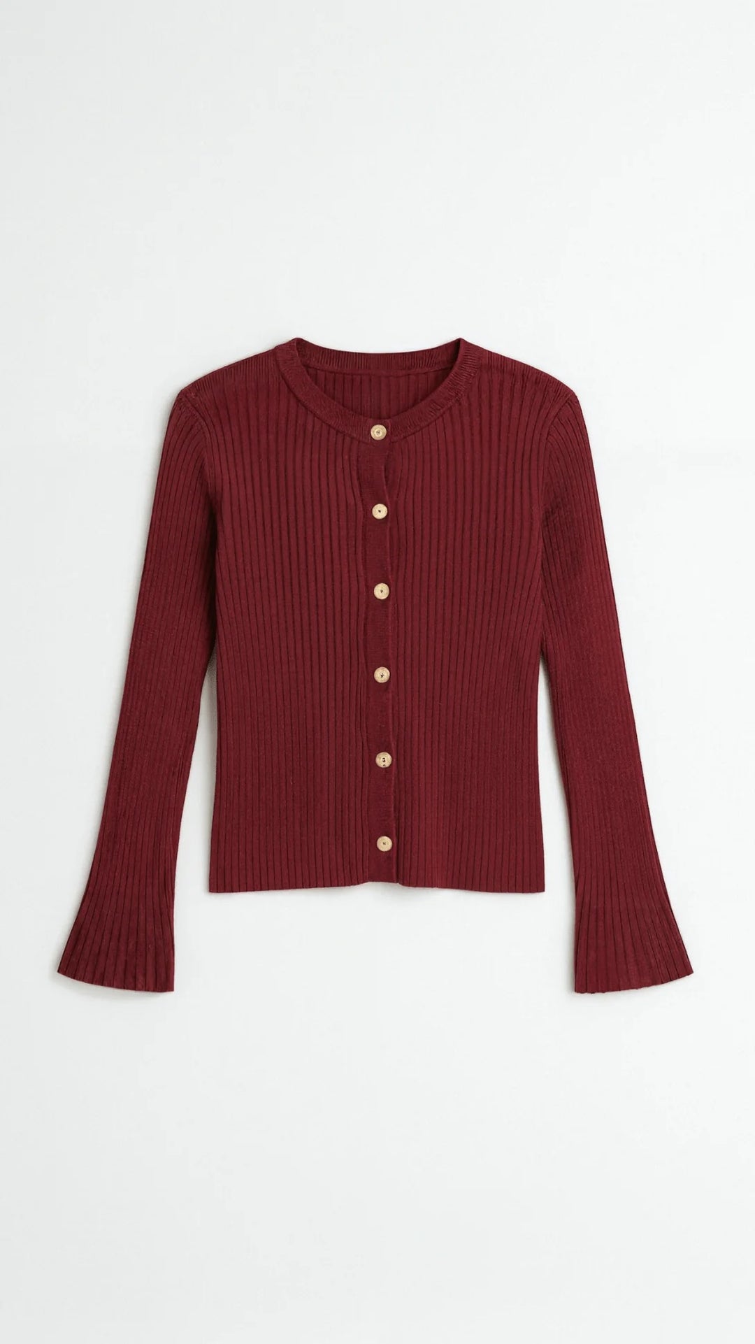 Women’s Elara Ribbed Button-Up Cardigan