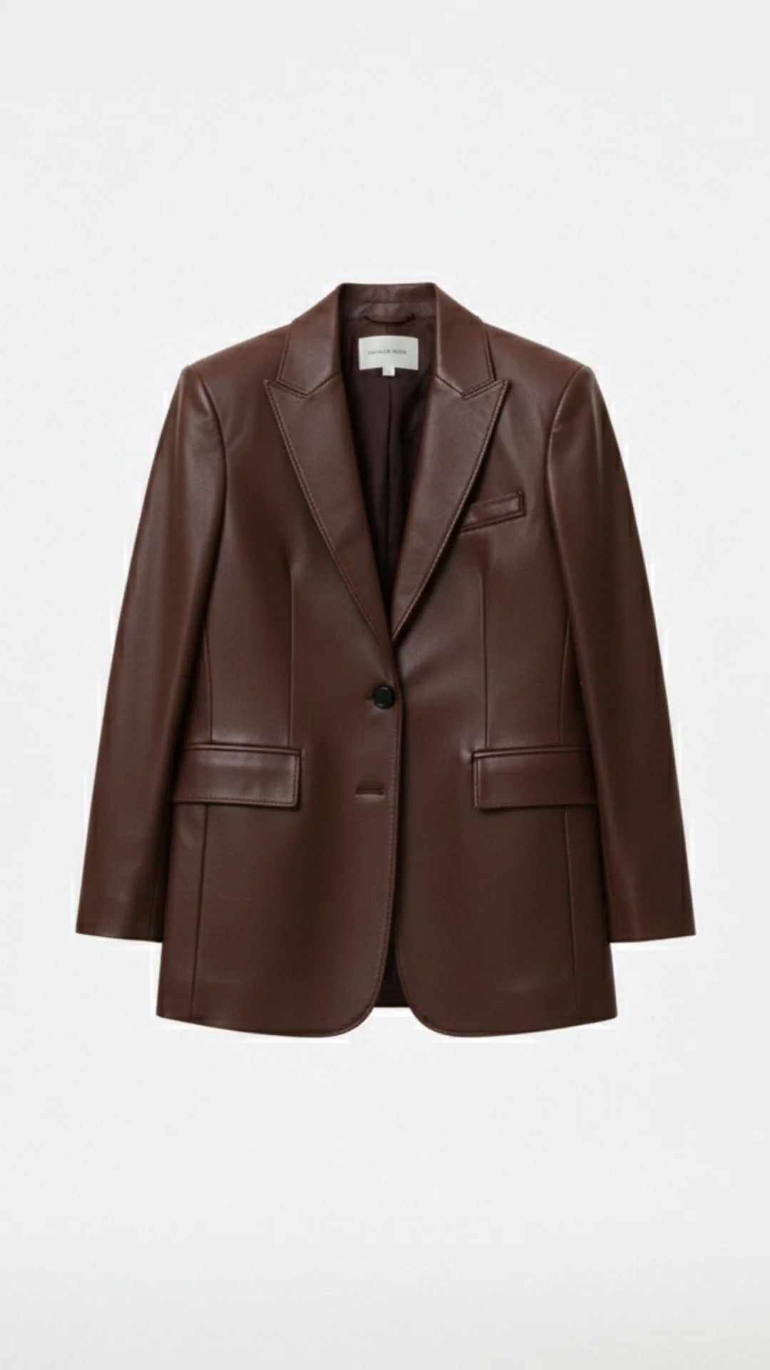 Women’s Rowan Faux Leather Tailored Blazer