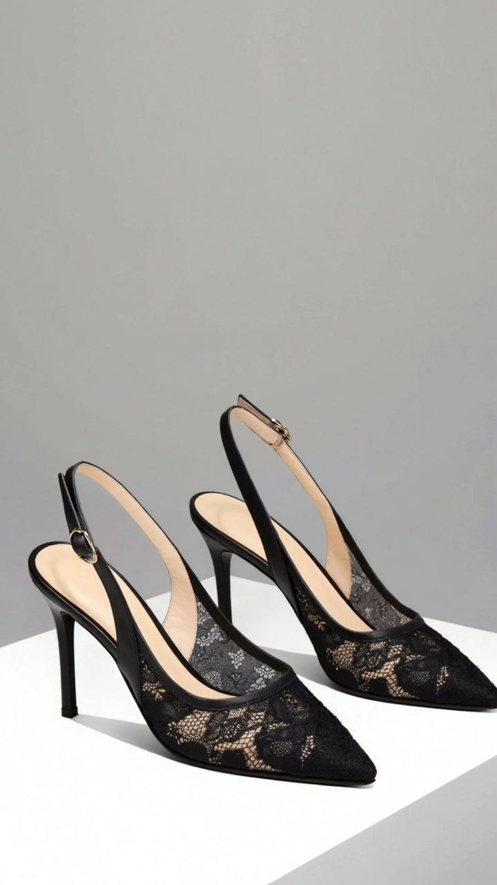 Women’s Amara Lace Slingback Heels