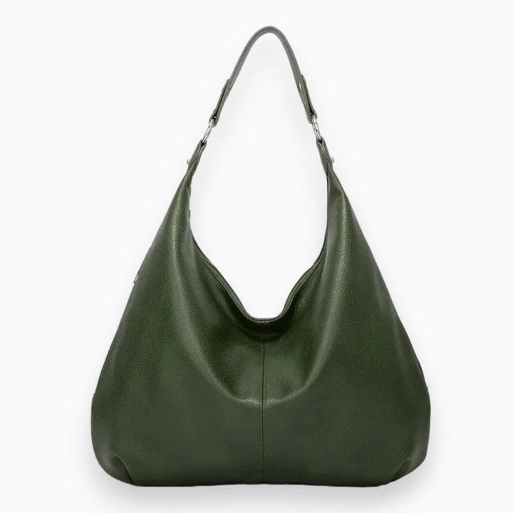 Women’s Leather-Look Hobo Bag – Spacious Shoulder Carryall