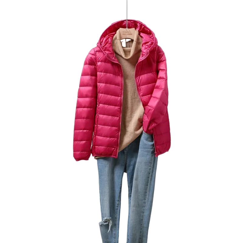 Women’s Lightweight Hooded Puffer Jacket