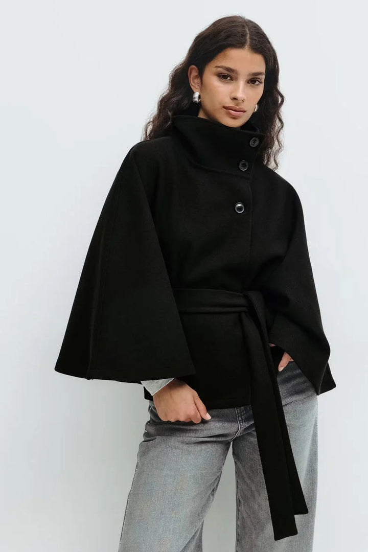 Women’s Celeste Belted Cape Coat