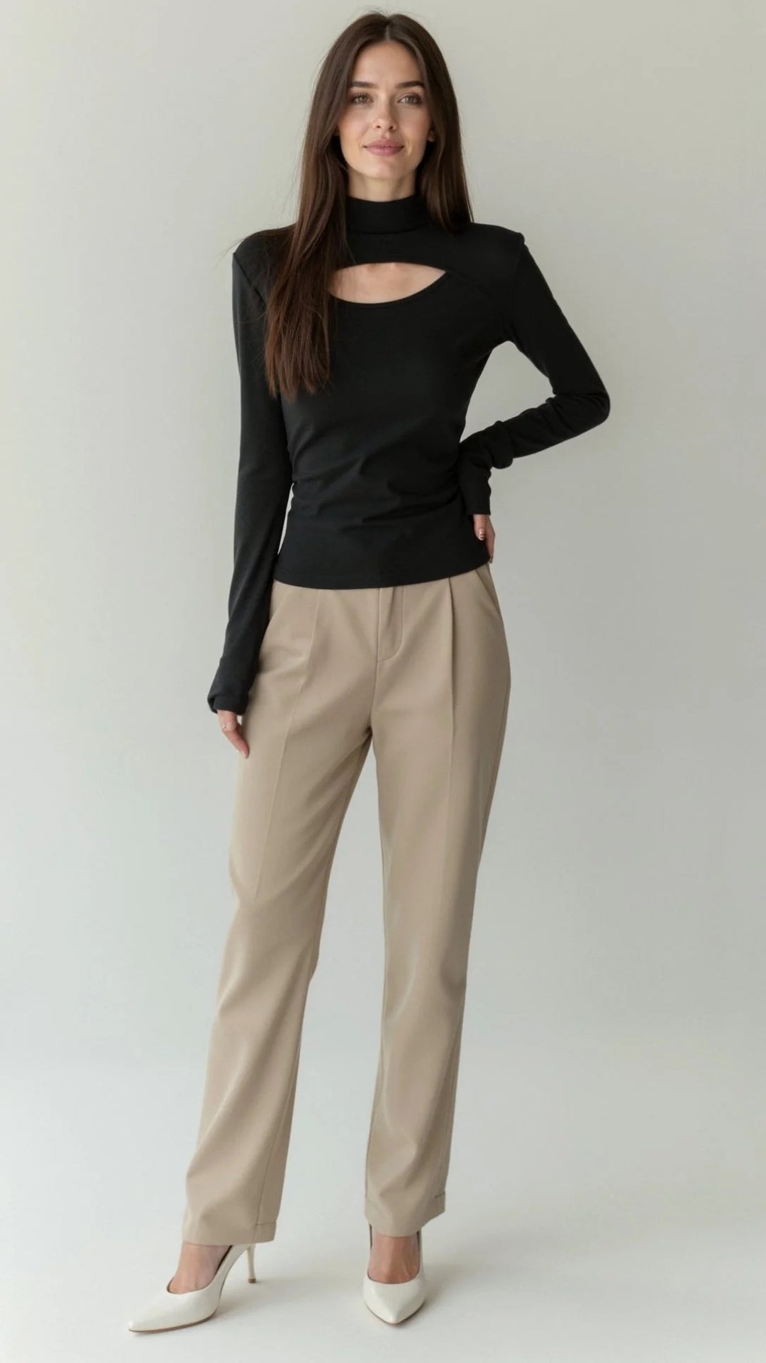 Women’s Isla Cut-Out Long Sleeve Top