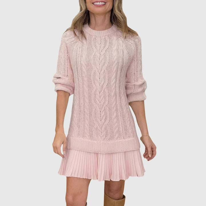 Women’s Isla Cable-Knit Longline Sweater Dress