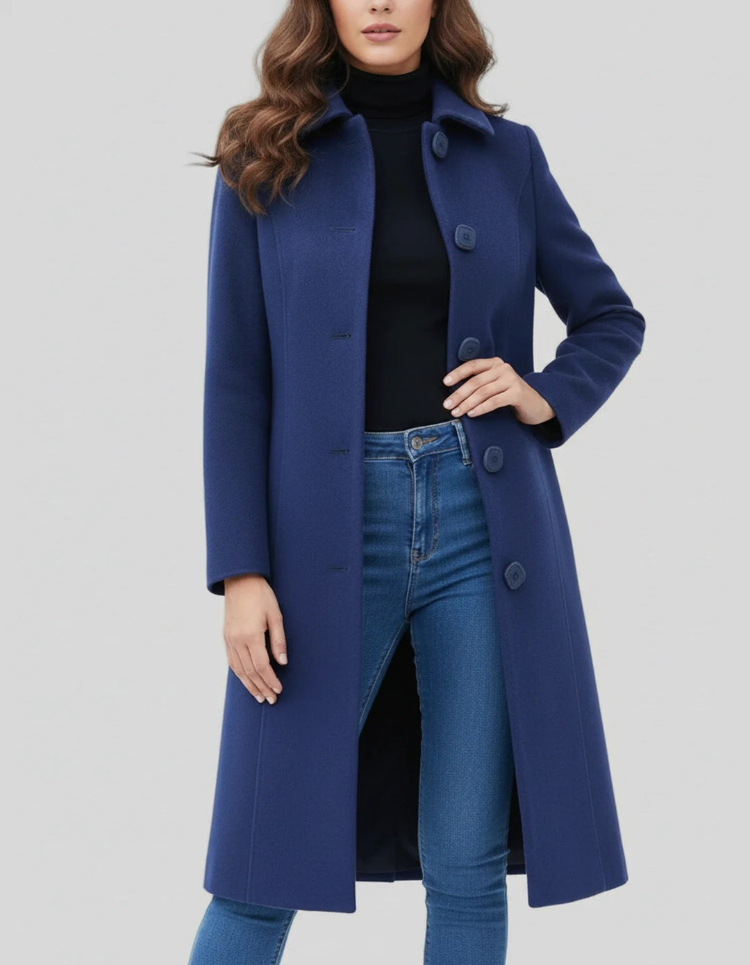 Women’s Classic Longline Button Coat