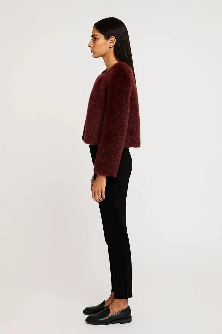 Women’s Marlowe Cropped Faux Fur Jacket