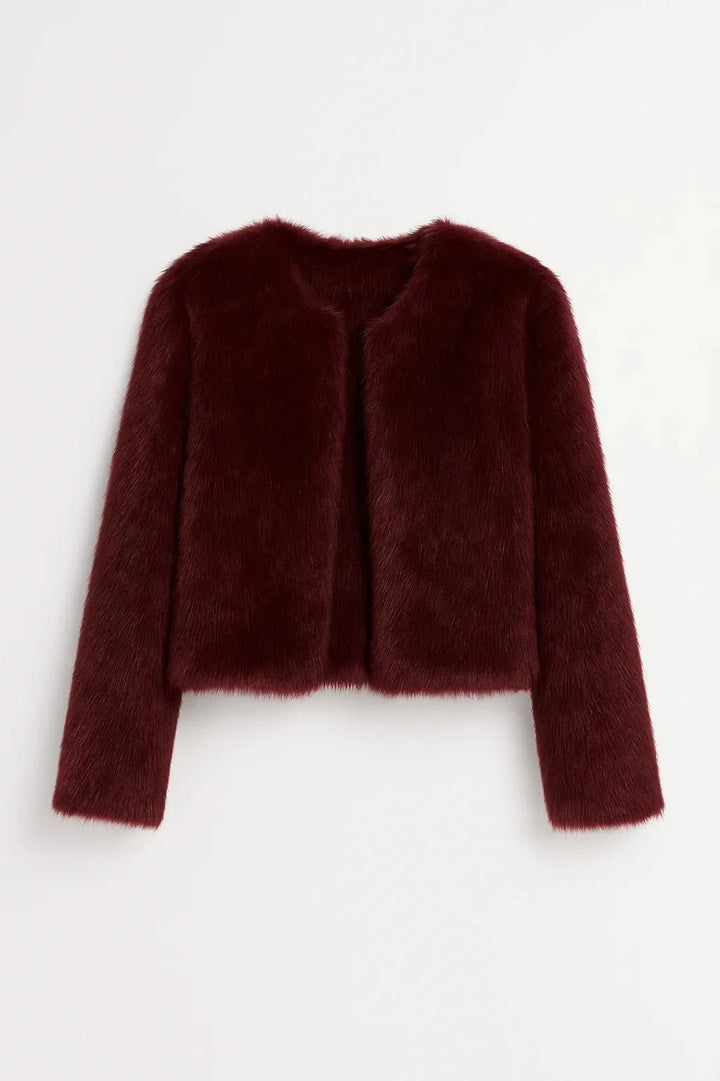 Women’s Marlowe Cropped Faux Fur Jacket