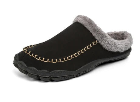 Men’s Jasper Faux Fur-Lined Slip-On Slippers