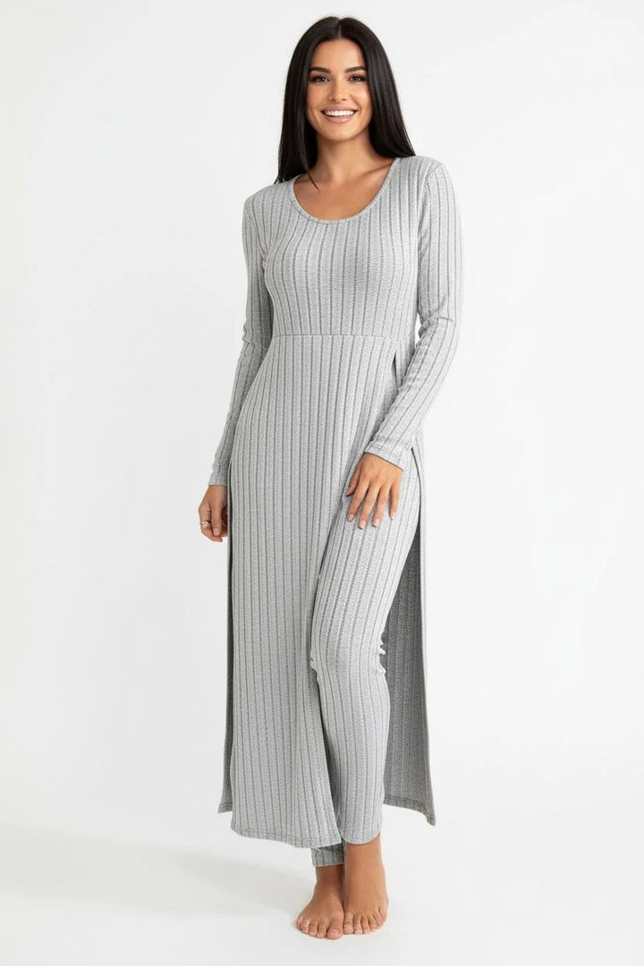 Women’s Serene Lounge Ribbed Maxi Set