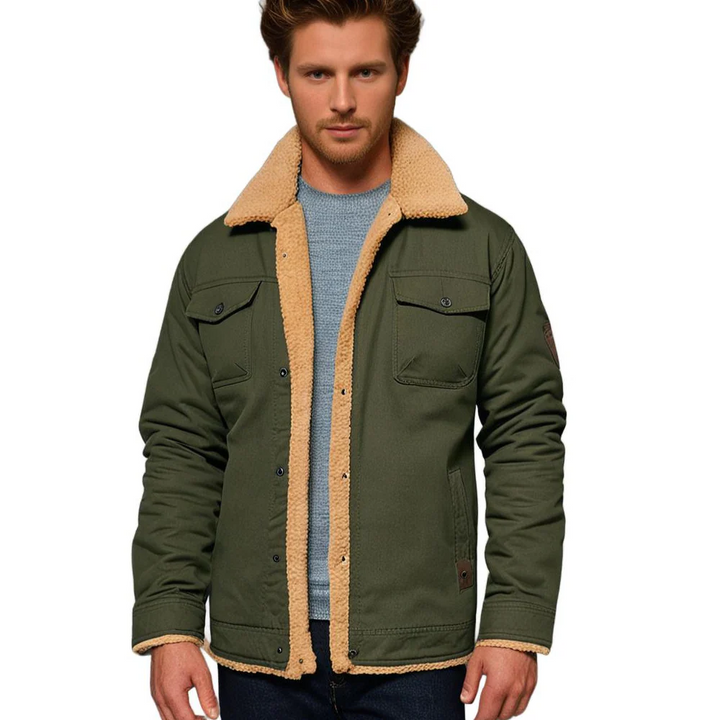 Men’s Alpine Fleece-Lined Utility Jacket