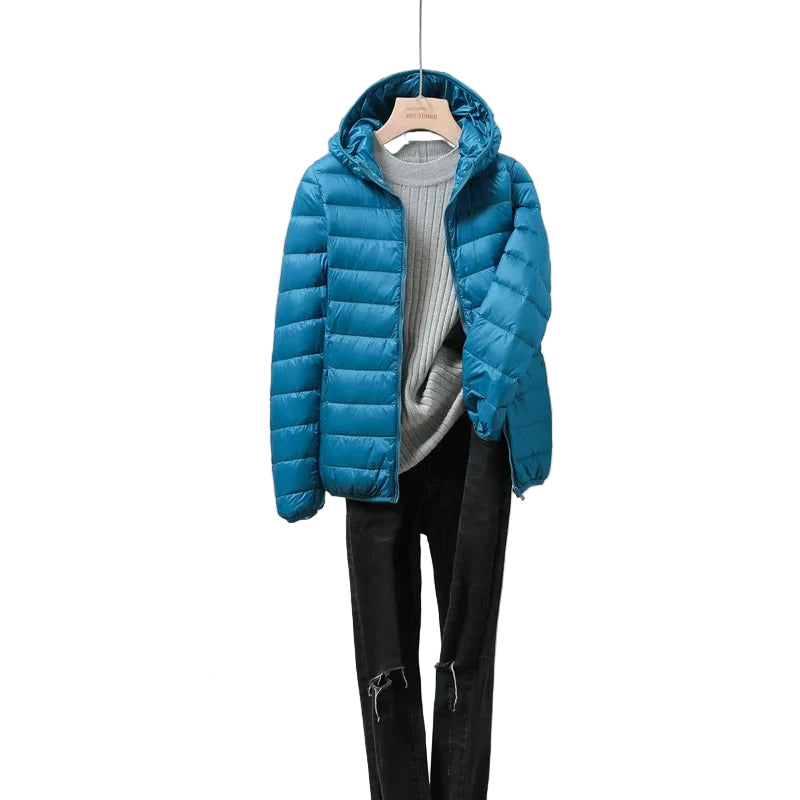 Women’s Lightweight Hooded Puffer Jacket