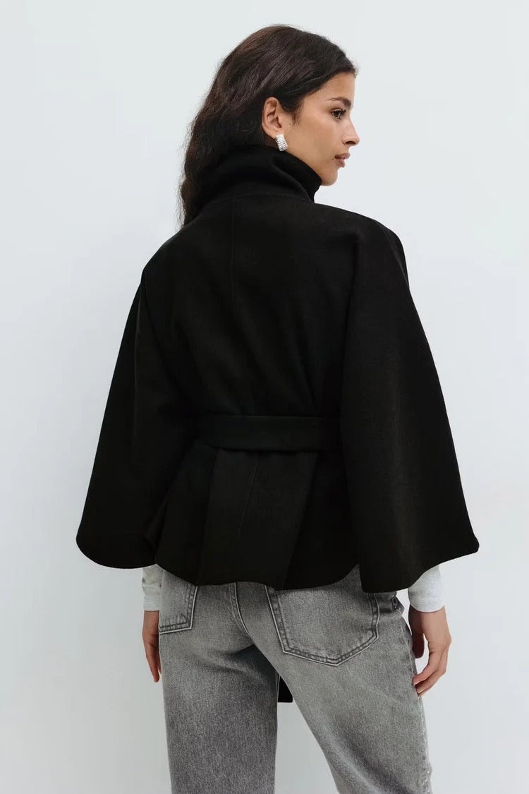Women’s Celeste Belted Cape Coat