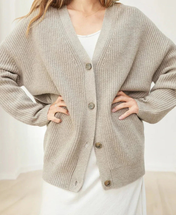 Women’s Haven Relaxed Button-Up Knit Cardigan – Casual Everyday Layer