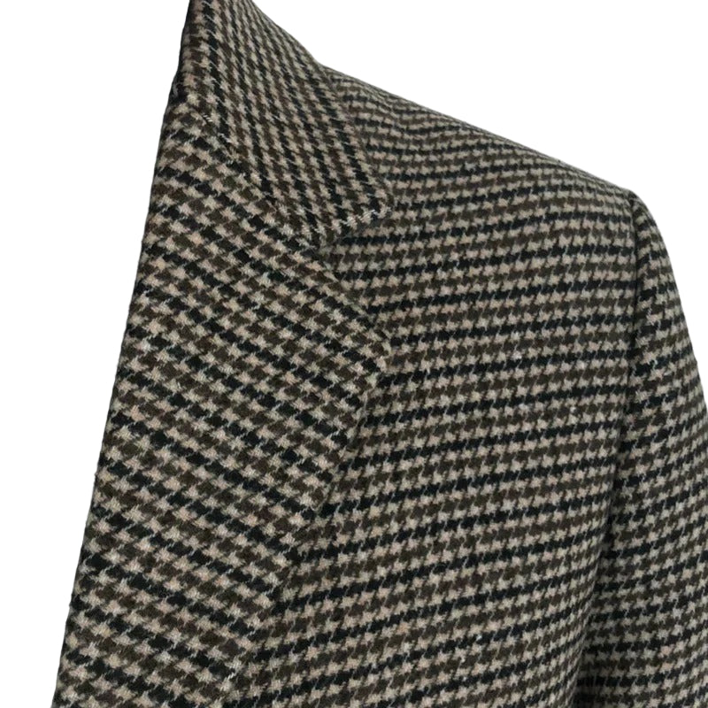Men’s Ashbury Checked Wool Overcoat