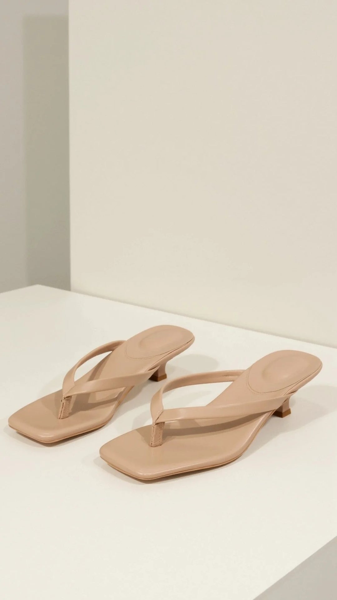 Women’s Mila Kitten Heel Sandals – Minimal Strappy Slip-Ons