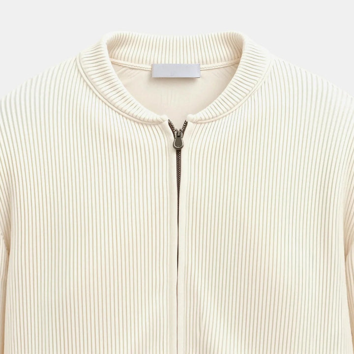 Men’s Beaumont Ribbed Zip Knit Cardigan