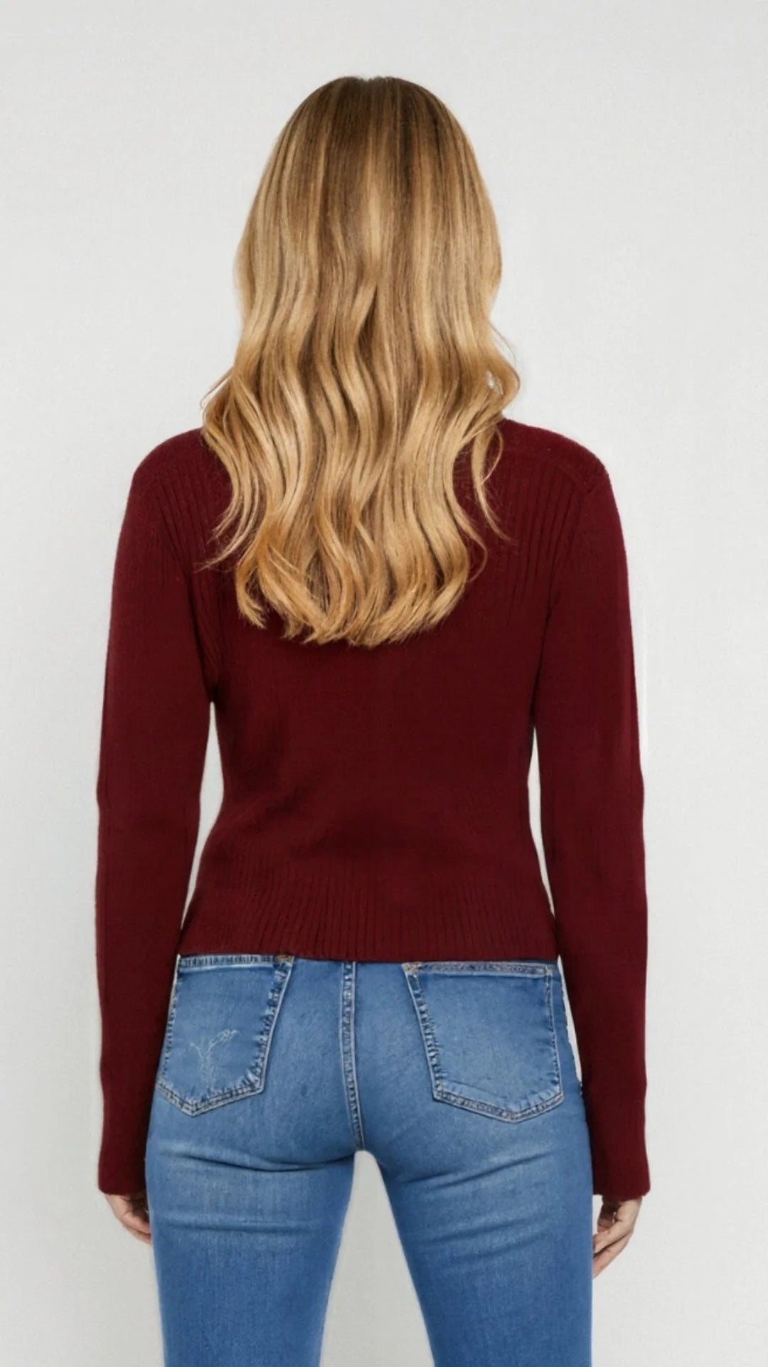 Women’s Elara Ribbed Button-Up Cardigan