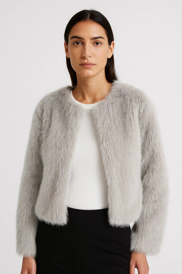 Women’s Marlowe Cropped Faux Fur Jacket