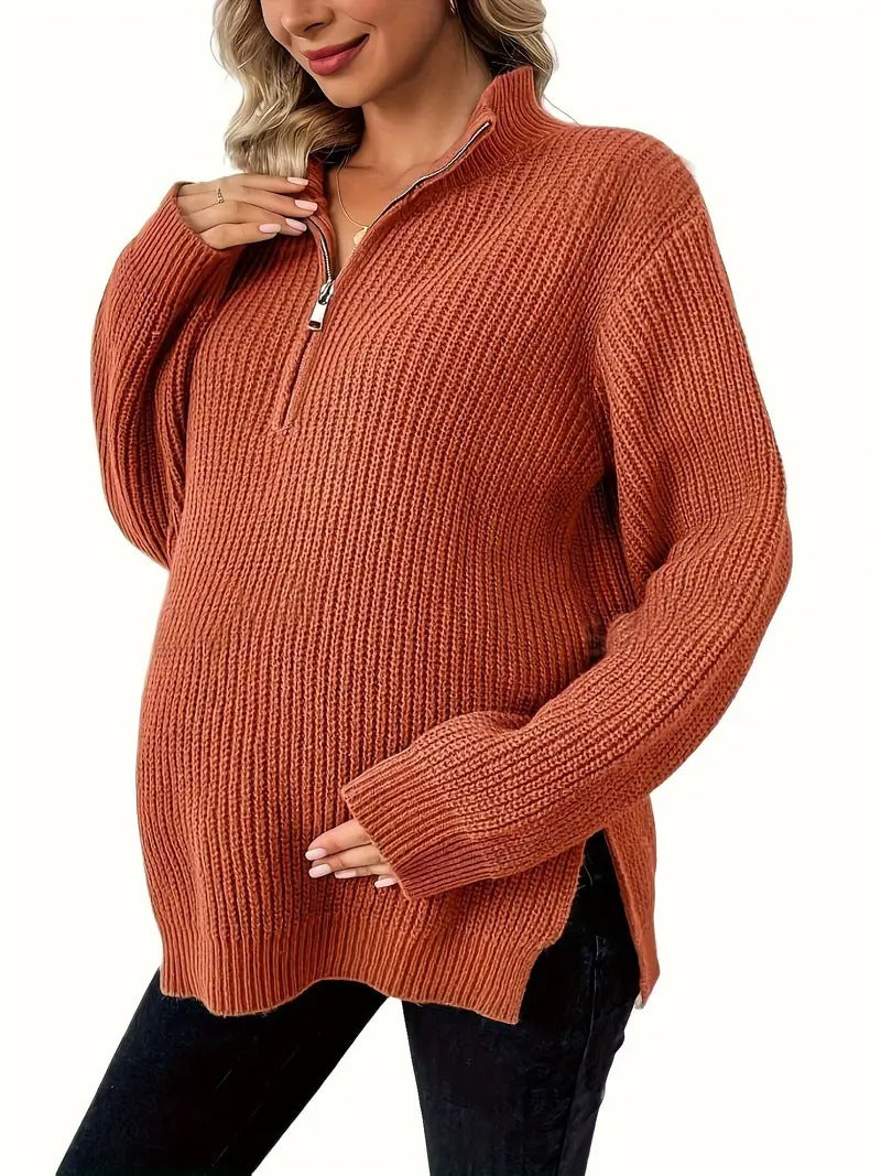 Women’s Elegant Maternity Pullover Sweater