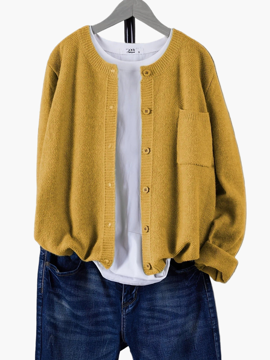 Women’s Oversized Knit Cardigan – Casual Everyday Layer