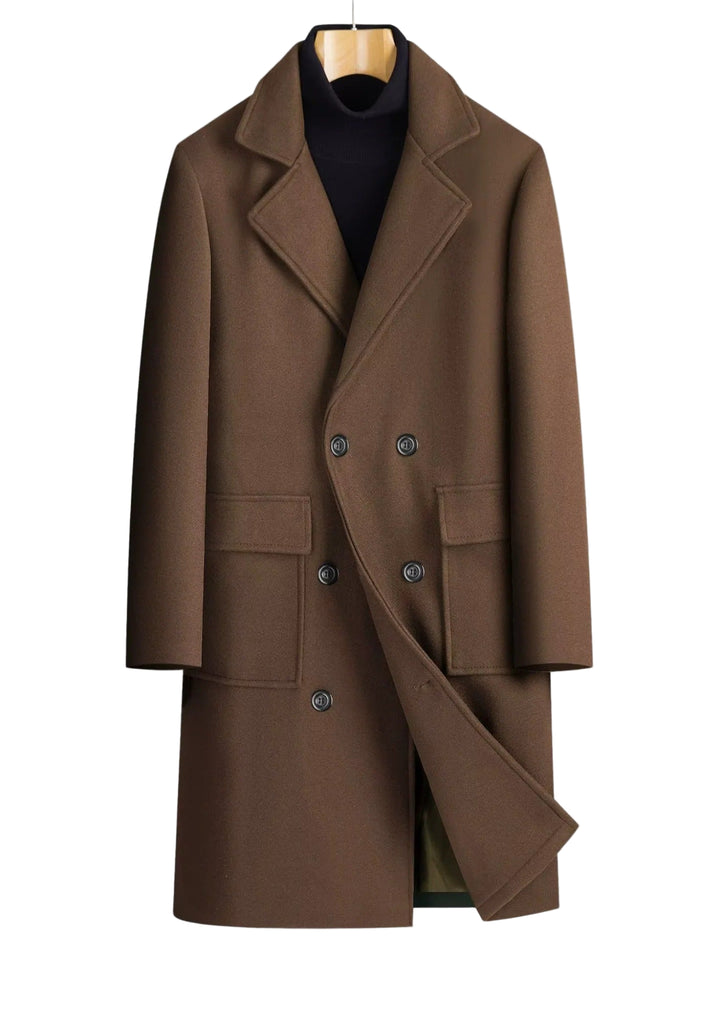 Men’s Langford Double-Breasted Overcoat