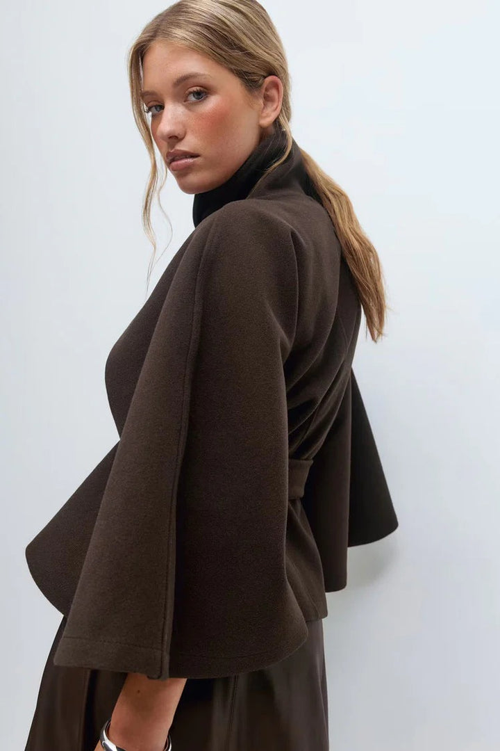 Women’s Celeste Belted Cape Coat