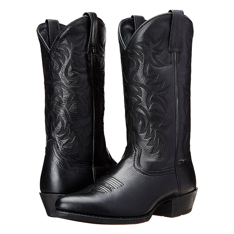 Women’s Frontier Black Western Cowboy Boots
