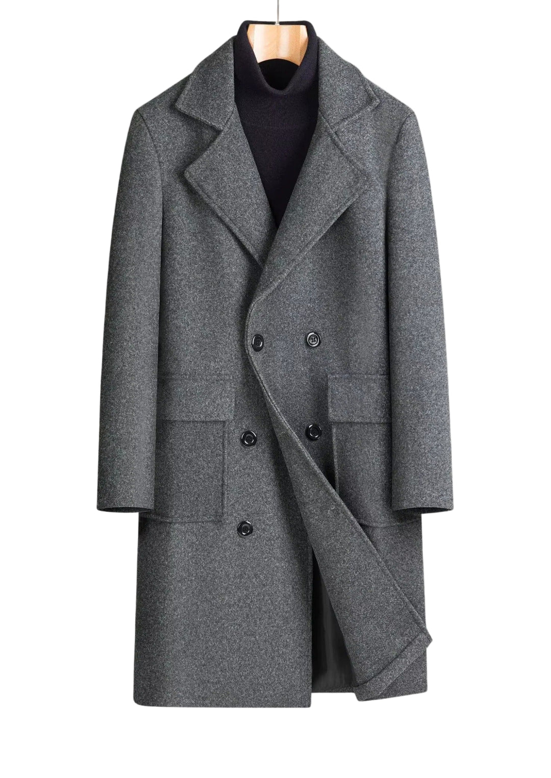 Men’s Langford Double-Breasted Overcoat