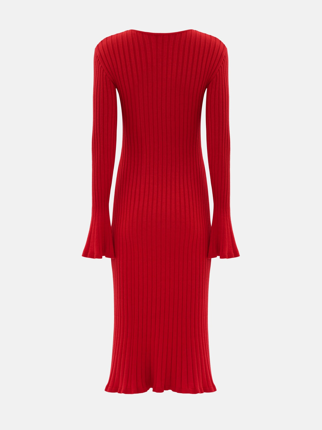 Women’s Elara Ribbed Keyhole Midi Dress